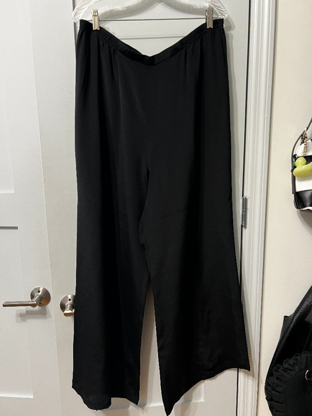 Silk Wide Leg Pants